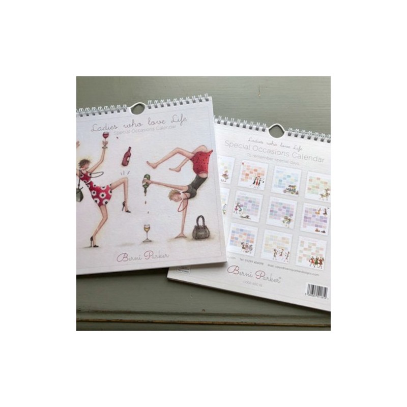 Calendar - birthday - occasions + Gift bag