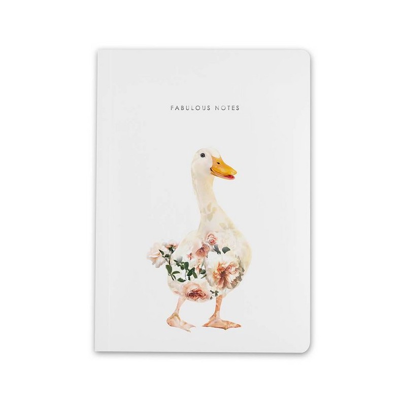 A5 Luxe Notitieboek - Eend - Gelinieerd A5 Luxe Notitieboek - Eend - Gelinieerd