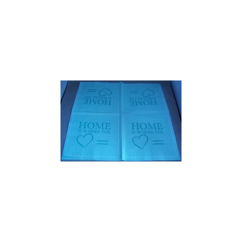 20 Paper Lunch Napkins - Home Aqua - 1 pack - Ambiente