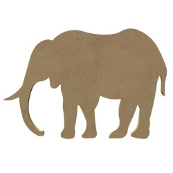 MDF - Figuur Olifant - 26cm