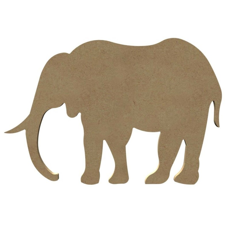 MDF - Figuur Olifant - 26cm
