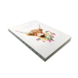 A5 Luxe Notitieboek -  Hooglander Koe - Gelinieerd