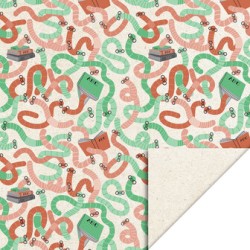 Wrapping Paper - Bookworm - 30x200 cm