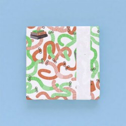 Cadeaupapier - Bookworm - 30x200 cm