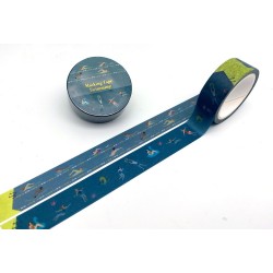 Washi tape - Zwemmen - 15mm - Creabrulee