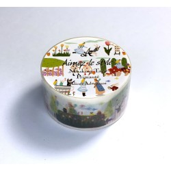 Washi tape - Alice in wonderland - 28mm - Creabrulee