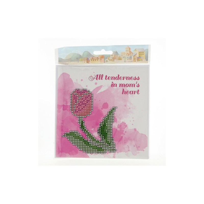 diamond painting - wenskaart - moederdag tulp diamond painting - wenskaart - moederdag tulp