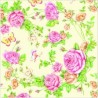 20 Paper Cocktail Napkins - Roses from my garden - 1 pack - PAW