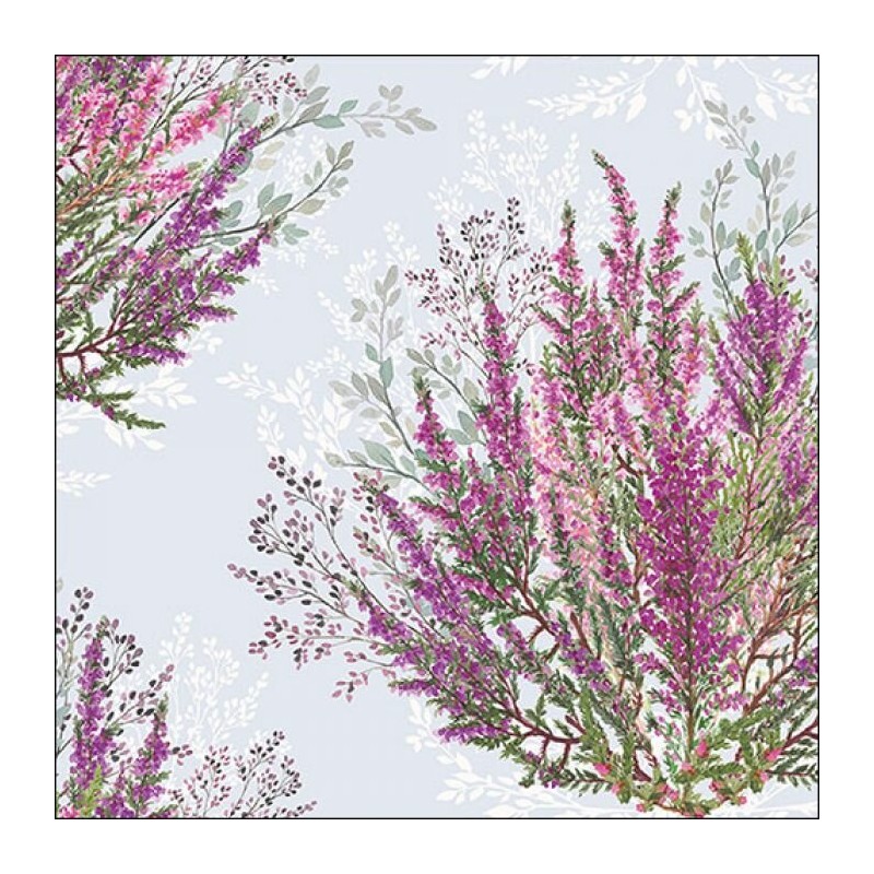 20 Paper Cocktail Napkins - Calluna - 1 pack - Ambiente 20 Paper Cocktail Napkins - Calluna - 1 pack - Ambiente
