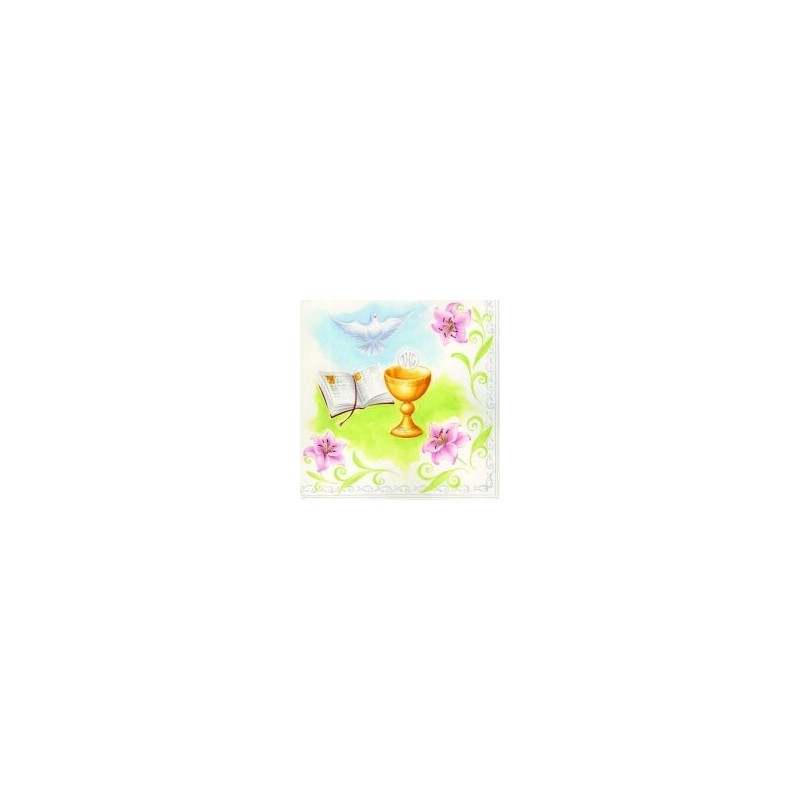 1 Pakje papieren lunch servetten - Holy Communion - Ambiente 1 Pakje papieren lunch servetten - Holy Communion - Ambiente