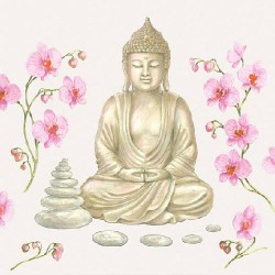 1 Pack Paper Lunch Napkins - Buddha - Ambiente