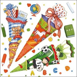 1 Pack Paper Lunch Napkins - Schulanfang - Ambiente