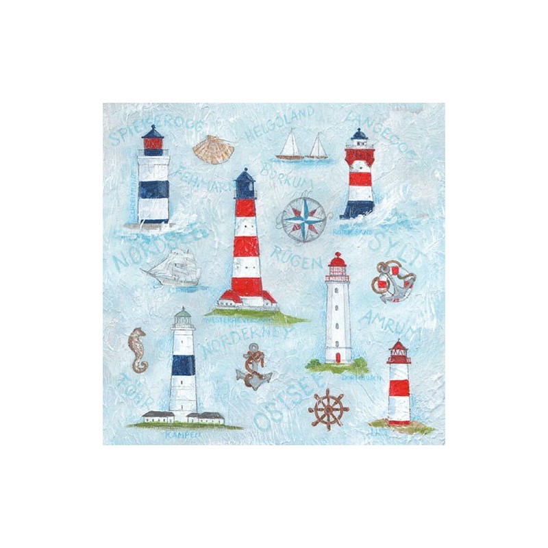 papieren lunch servetten - Maritime Ornaments - Ambiente papieren lunch servetten - Maritime Ornaments - Ambiente