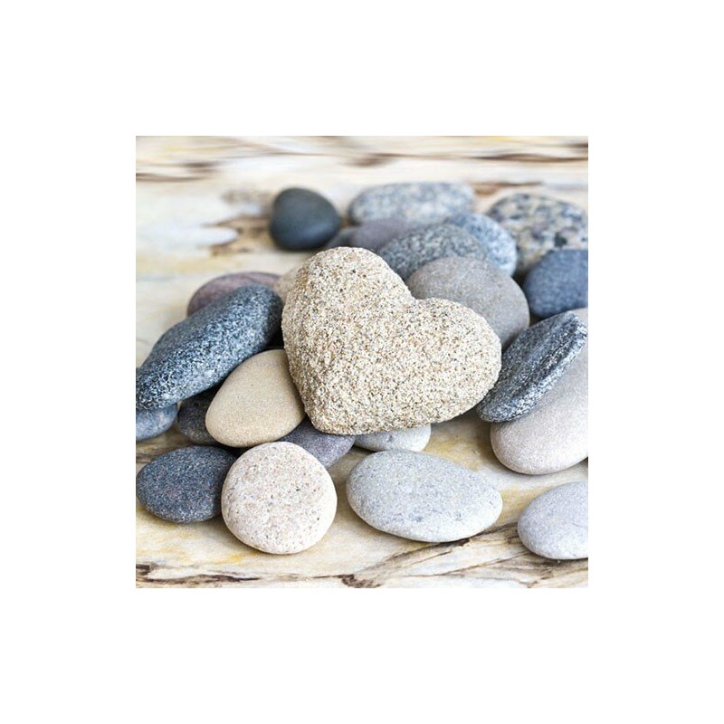 1 Pack Paper Lunch Napkins - Pebbles - Ambiente 1 Pack Paper Lunch Napkins - Pebbles - Ambiente