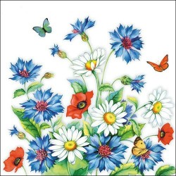 1 Pack Paper Lunch Napkins - Cornflower - Ambiente