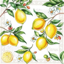 papieren lunch servetten - Citrus - citroen - Ambiente
