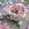 1 Pakje papieren lunch servetten - Heart of Roses - Ambiente
