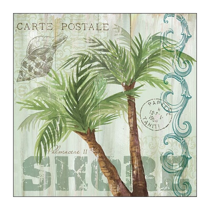 1 Pakje papieren lunch servetten - Palm Trees - Ambiente 1 Pakje papieren lunch servetten - Palm Trees - Ambiente