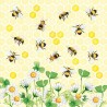 1 Pack Paper Lunch Napkins - Bees Joy - Ambiente