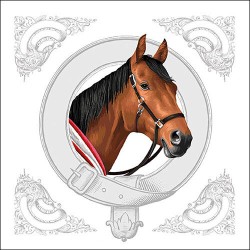 1 Pack Paper Lunch Napkins - Classic Horse - Ambiente