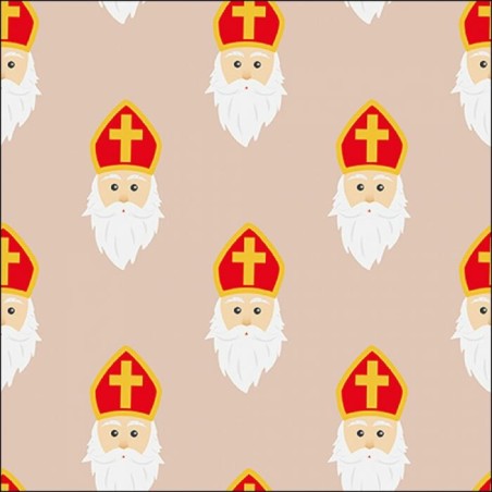 1 Pack Paper Lunch Napkins - Saint Nicholas Head - Ambiente