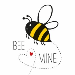 1 Pakje papieren lunch servetten - Bee Mine - PPD