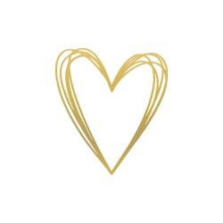 PPD - Lunch Napkins - Pure Heart gold