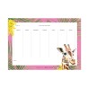 A4 - Weekplanner - Notitieblok -  Giraf