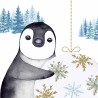 1 Pakje papieren lunch servetten - Penguin Ball - Paper+Design