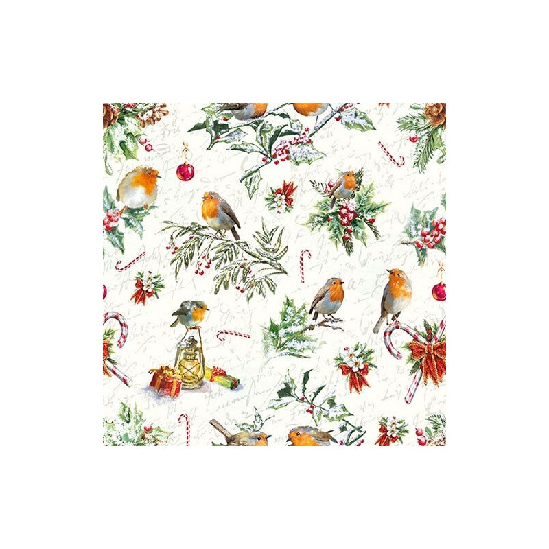 1 Pack paper lunch napkins - Christmas Ornaments - Ambiente 1 Pack paper lunch napkins - Christmas Ornaments - Ambiente