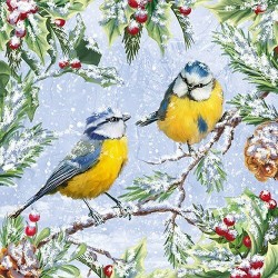 1 Pakje papieren lunch servetten - Chirping Birds - Ambiente