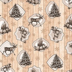 1 Pack Paper Lunch Napkins - Cottage Christmas - Ambiente