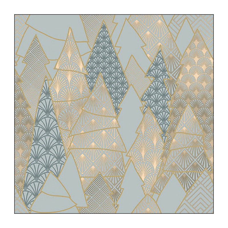 1 Pack Paper Lunch Napkins - Luxury Trees Mint - Ambiente 1 Pack Paper Lunch Napkins - Luxury Trees Mint - Ambiente