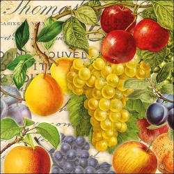 1 Pakje papieren lunch servetten - Autumn Fruit - Ambiente