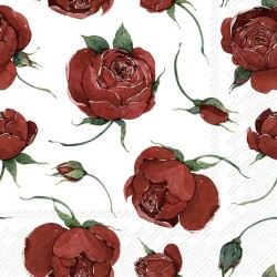 1 Pack paper lunch napkins - Rosella white - IHR