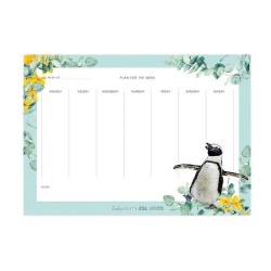 A4 - Weekplanner - Notitieblok -  Pinguïn