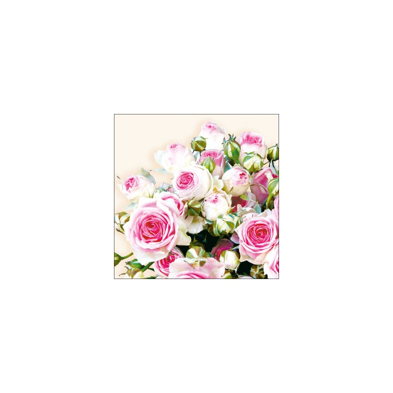 1 Pack Paper Lunch Napkins - Maxima Cream - Ambiente 1 Pack Paper Lunch Napkins - Maxima Cream - Ambiente