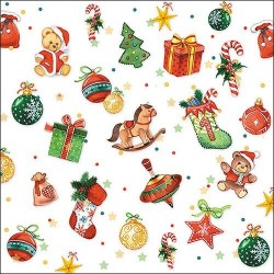 1 Pack Paper Lunch Napkins - Tree Decorations - Ambiente