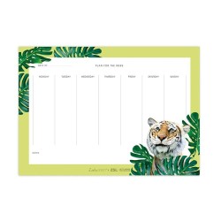 A4 - Weekplanner - Notitieblok - Tijger