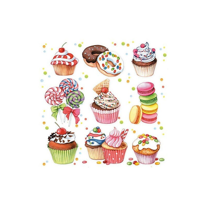 Ambiente - Lunch Napkins - Sweets Ambiente - Lunch Napkins - Sweets
