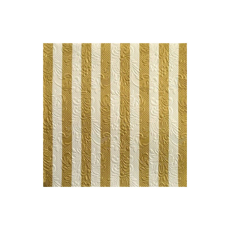 1 Pakje papieren lunch servetten - Elegance Stripes Gold - Ambiente 1 Pakje papieren lunch servetten - Elegance Stripes Gold - Ambiente
