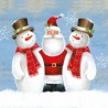 1 Pakje papieren lunch servetten - Santa with Friends - Ambiente