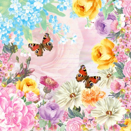 1 Pakje papieren lunch servetten - Butterfly charm - Paper + Design