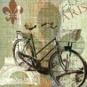 1 Pack Paper Lunch Napkins - Vintage fiets - PAW
