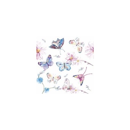 1 Pack Paper Lunch Napkins - Butterflies - Paper+Design