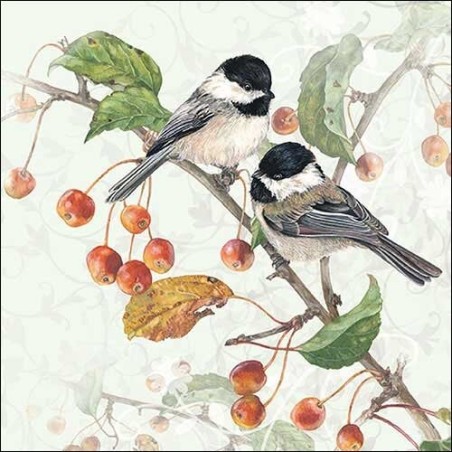 1 Pack Paper Lunch Napkins - Chickadee - Ambiente