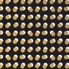 Wrapping Paper 70 cm - Dots black/gold