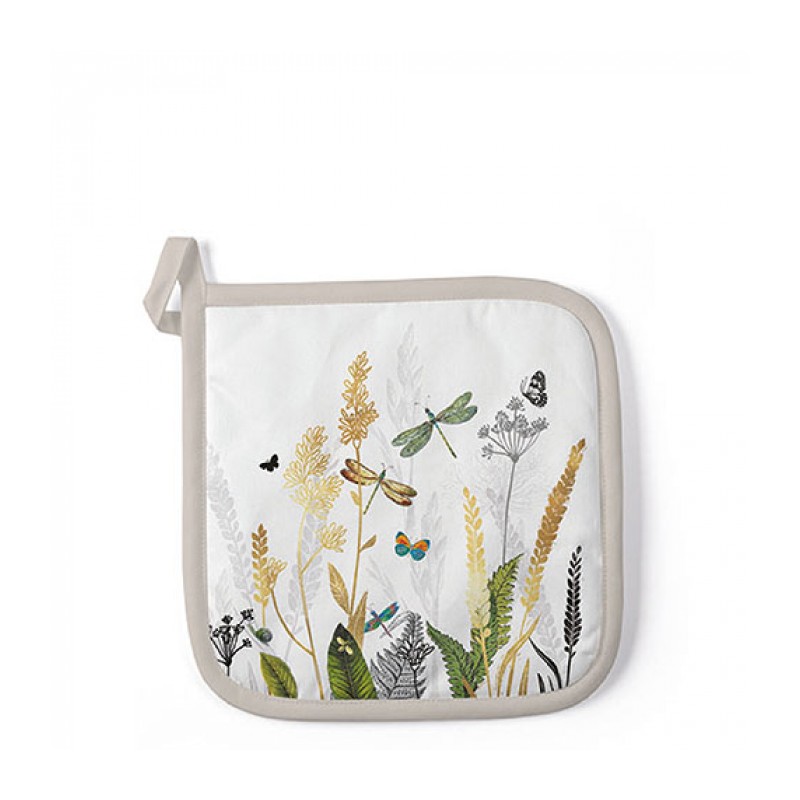 Potholder - Ornamental flowers white - Ambiente Potholder - Ornamental flowers white - Ambiente