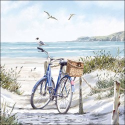 1 Pack paper lunch napkins - Bike at the beach - Ambiente