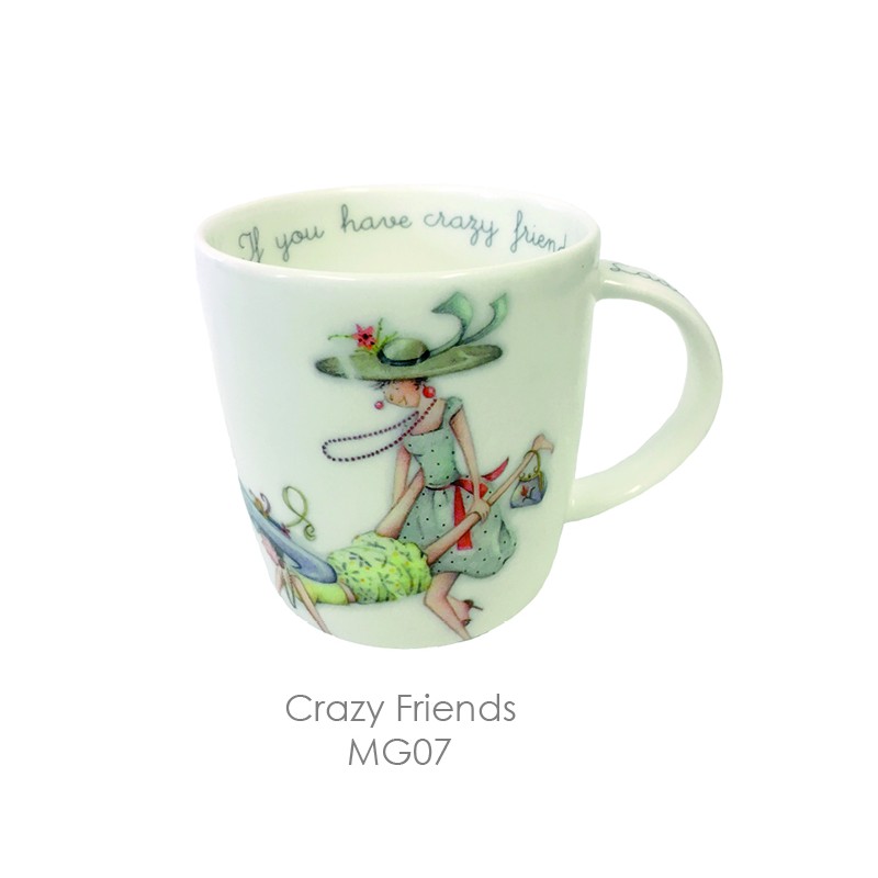 Mug - Crazy Friends - 380ml Mug - Crazy Friends - 380ml